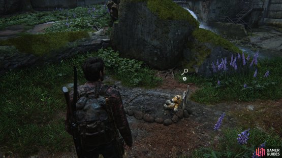 Approach the grave for an optional conversation