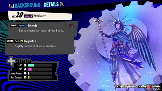 Principality is arguably the strongest Kingdom 1 persona you can get.
