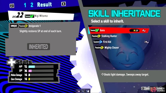 Or you can fuse by result. Once you&rsquo;ve selected your Personas, you&rsquo;ll get a skill you can inherit from the previous two you fused.