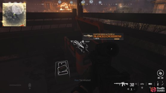 to find the Silenced Crossbow