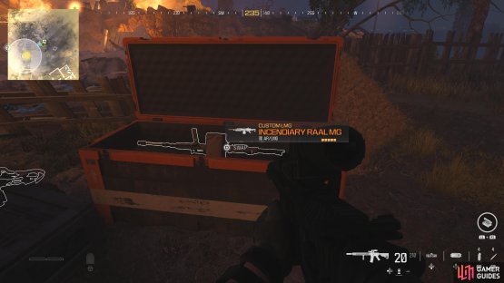to find the Incendiary Raal MG