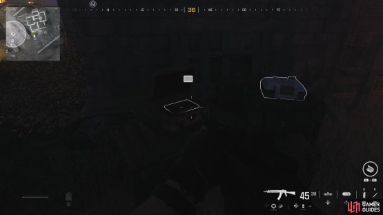 to find the Heartbeat Sensor behind the building.