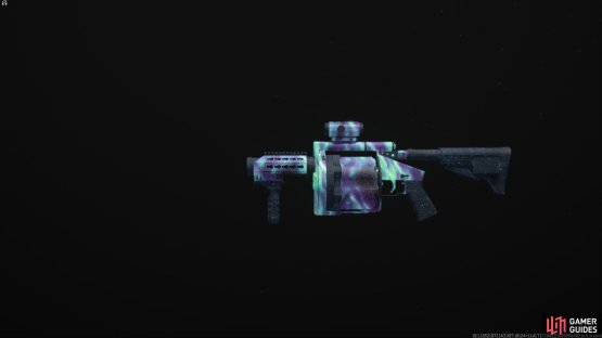 This grenade launcher is a nice weapon for zombies, with its large AOE kills in easier areas or horde staggering potential in higher threat areas.
