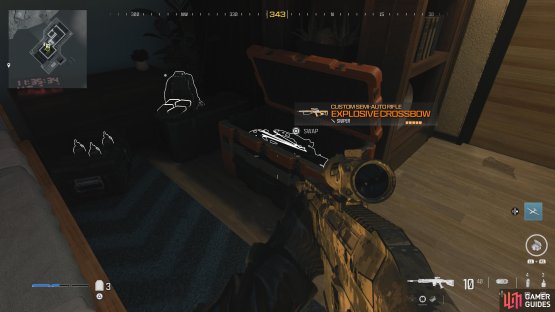 to find the Explosive Crossbow.