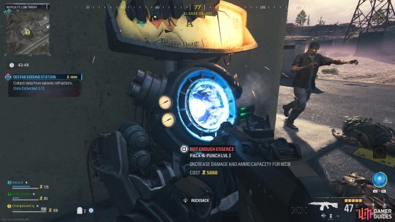 Approach the Machine and pay the fee, then wait a few seconds for your upgraded weapon.