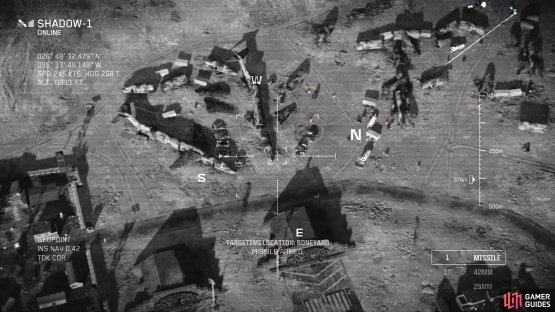 Position your missile near the enemy on the outside 