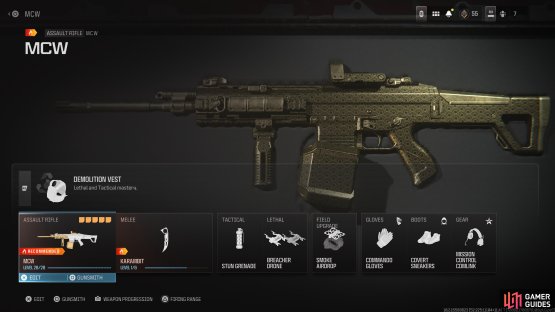 Make a loadout that works for you.