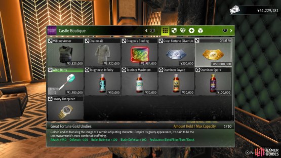 The vendor there offers some amazing pieces of Gear for Kiryu.