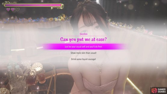 Kaname has two correct choices for the third heart