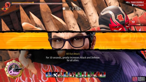 Using your Order will help a lot with clearing enemies.