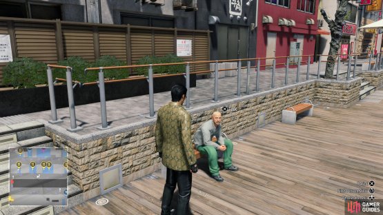 He will be sitting on a bench, so he&rsquo;s not too hard to find.