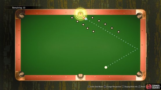 Be careful not to hit the ball too hard for the second Easy challenge.