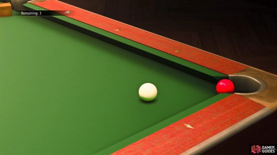 It may take a few tries to get it to hit the red ball just right.