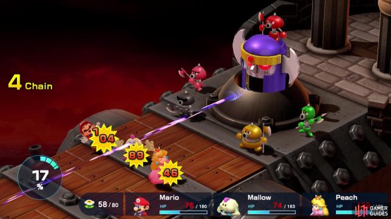 When fighting The Blade, make sure you keep your health topped up. As you can see, it hits like a truck!