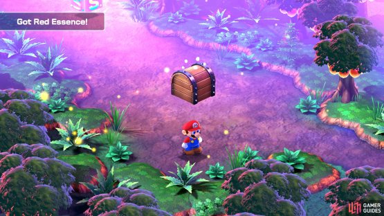 Finally, after getting through the maze, you&rsquo;ll find an area with a save point. Immediately head left and jump to find the sixth hidden treasure.