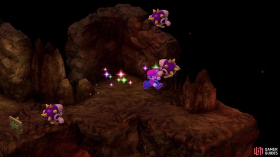 and try to run through a host of enemies, including a Stompillar.