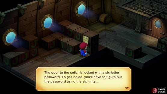 Read a note near the start of the dungeon to find out what you&rsquo;ll be doing in a bit - finding clues to figure out a password.