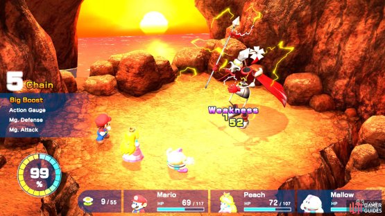 Continuously unleash the powerful Shocker spell from Mallow to make short work of Speardovich.