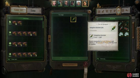 You can craft an anti-toxic damage potion via the Navis Nobilite Laboratory in Rogue Trader.