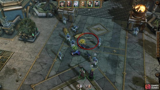 When you regain control in Dargonus, pass the Awareness check.