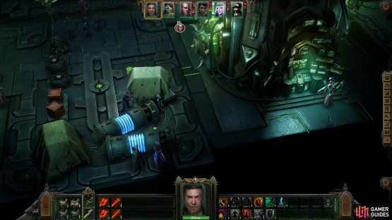 Ranged heavy parties will find much more cover around the plasma batteries on the far left side of the map, allowing you to control range advantage and funnel spots for your units.