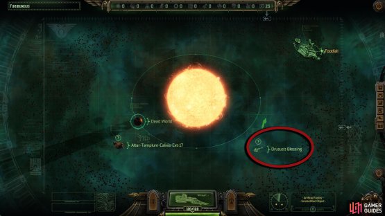You can find Drusus&rsquo;s Blessing at the southeast of the planet world map at the start of chapter 2.