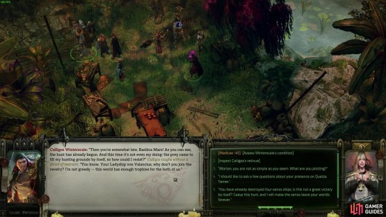Continue through the forests of Quetz Temer in Rogue Trader and you&rsquo;ll stumble upon Calligos.