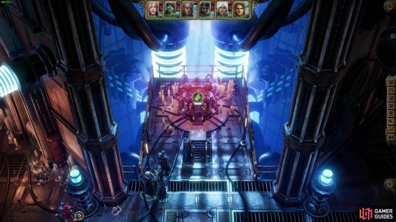 Once you find Heinrix, you can activate this terminal and find the surviving monks objective in Gleam of the Dawn.