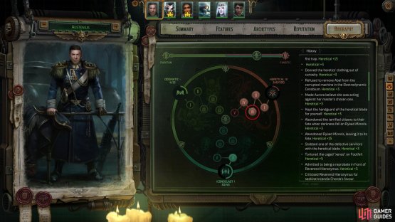 Reach the third rank of Heretical to continue on with the quest.