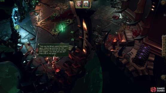 You can find Pasqal near the Mangled Lift after the first Arena battle, tucked to the right side of this image.