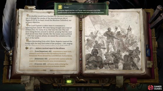 When you select Eufrates II again, you&rsquo;ll get a book sequence as well as Argenta&rsquo;s quest, Driven.