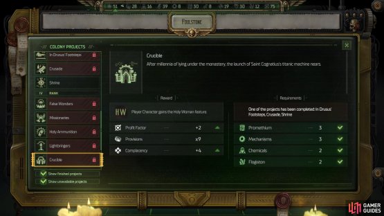You won&rsquo;t be able to see Rank 4 or 5 unless you go to the colony directly.