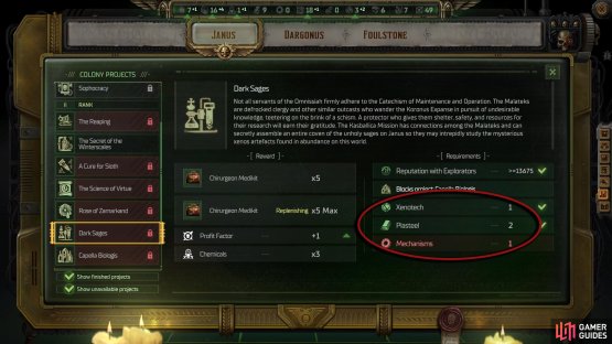 You&rsquo;ll need the resources to upgrade your colonies, which yield all kinds of loot.