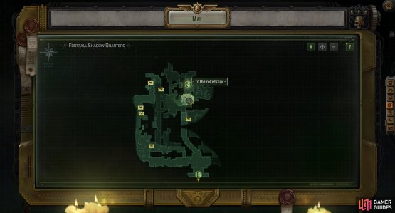 &hellip;or you can just head to the marked location on the map to find the cultist&rsquo;s hideout.