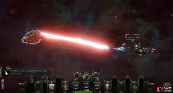 Chapter 2 begins with an introduction to space combat - you&rsquo;ll be doing a lot of this going forward.