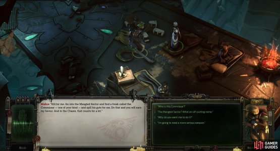 Sneak your way into the Pit, where a monstrosity named Malice will involve you in its war with the Commissar.