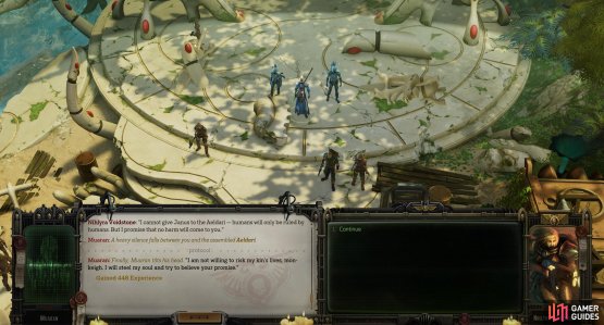 You can also talk your way into an alliance with the Aeldari - either from a position of supplication or strength.