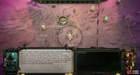 The more perilous the route the more likely you are to suffer warp encounters when you travel down them.