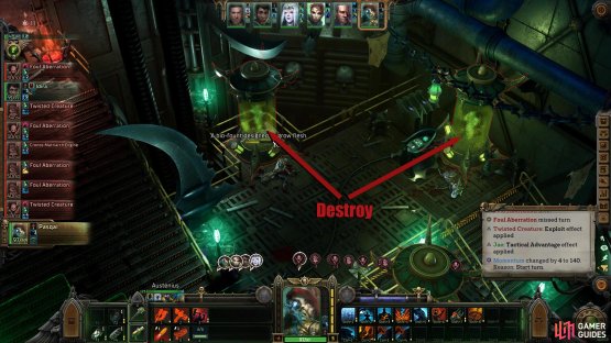 During the fight, make sure you destroy the bio-founts, otherwise they will continually spawn Aberrations.
