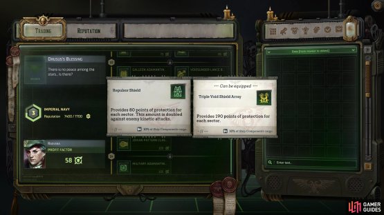 To give you an idea on what to expect from the Imperial Navy. This shield is a reward at rank 12.