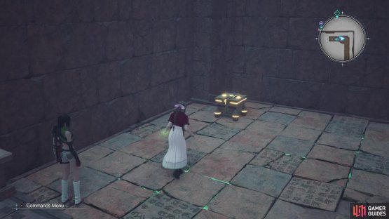 The southeastern Vessel leads to the one chest you couldn&rsquo;t reach earlier.