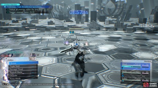 Use physical attacks to pressure the enemy 