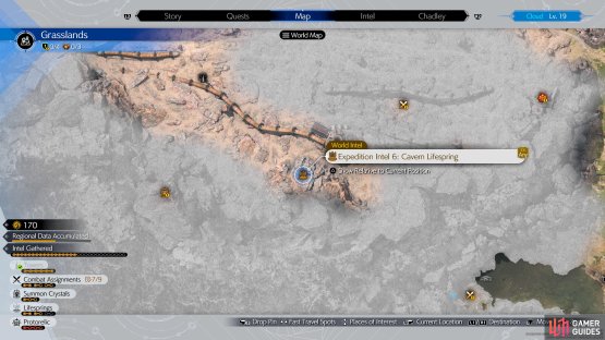 Cave Lifespring Location.