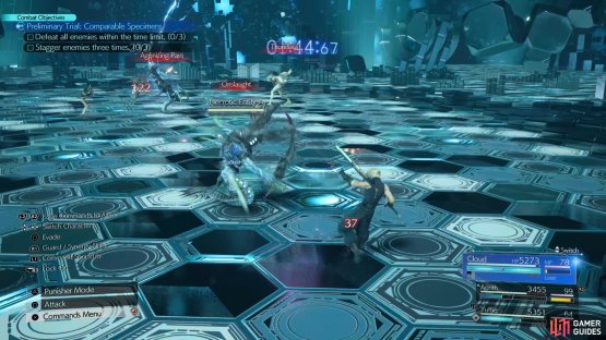 Dodge the Onslaught Attack to pressure the enemy