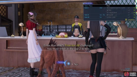 Play some minigames as Aerith