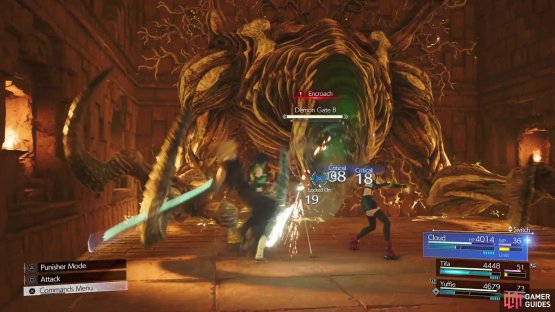 In the second part, Encroach will entail the actual boss moving forward.