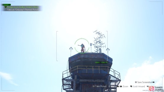and take a picture of Red XII on top of the tower.