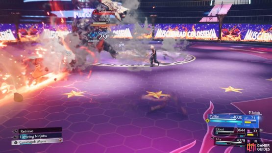 Its sword has a big reach, so be wary when it uses it for its attacks.