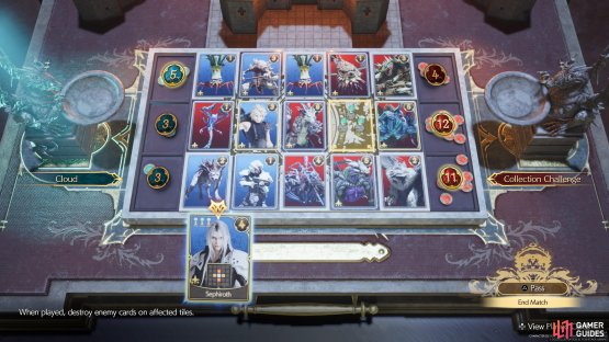 Place the Security Officer and Cloud cards down as your first moves.