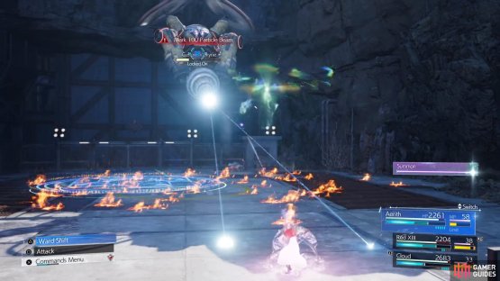 Mark 100 Particle Beam requires you to try and dodge all of the hits, since it&rsquo;s unblockable.